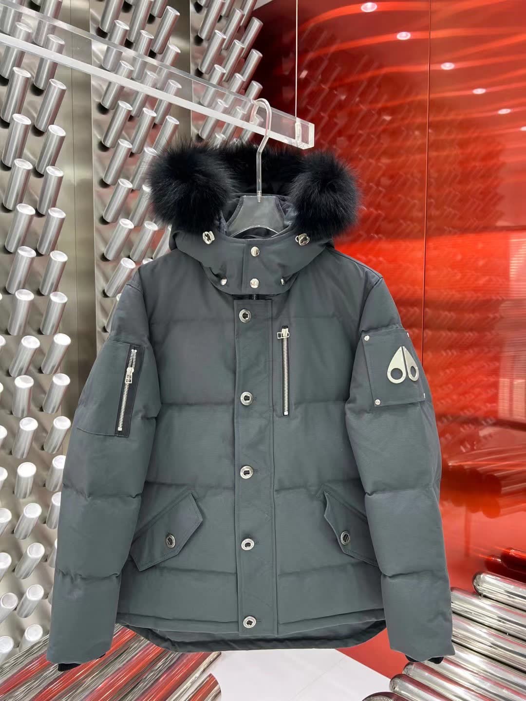 Moose Knuckles Hooded Down Jacket Moose Knuckles Hooded Down Jacket